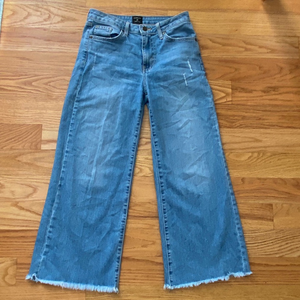 JustBlack light wash flare jeans